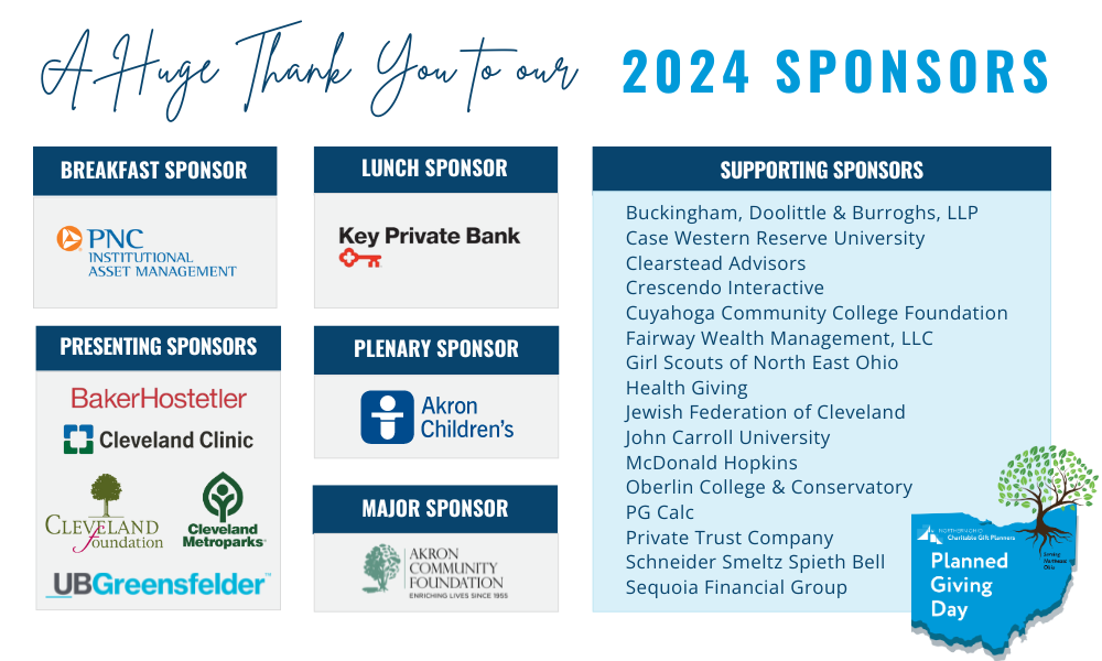 2024 Planned giving day sponsors